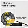 4.5 Inch Depressed-center Grinding Discs for construction site