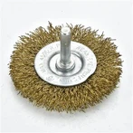 Crimped Flat Brush With Shaft