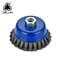 DELUN 2.5inch Knot Wire Brush Custom Made