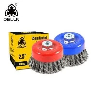 Can a wire brush be used for removing stickers?