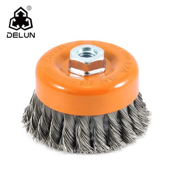 4inch Twisted Knotted Wire Cup Brush Durable Type