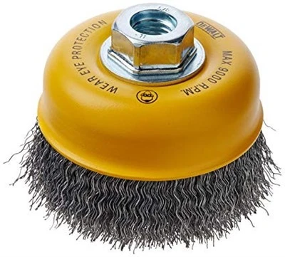 5-Inch Crimped Steel Wire Cup Brush