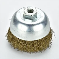 How to clean a wire brush with vinegar?