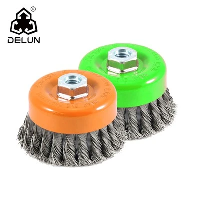 DELUN 2.5INCH WIRE WHEEL:HIGH-QUALITY MATERIAL,UNIQUE DESIGN FOR EFFICIENT GRINDING