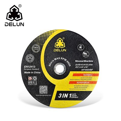 DELUN 9INCH CUTTING DISC FOR GOOD PERFORMANCE